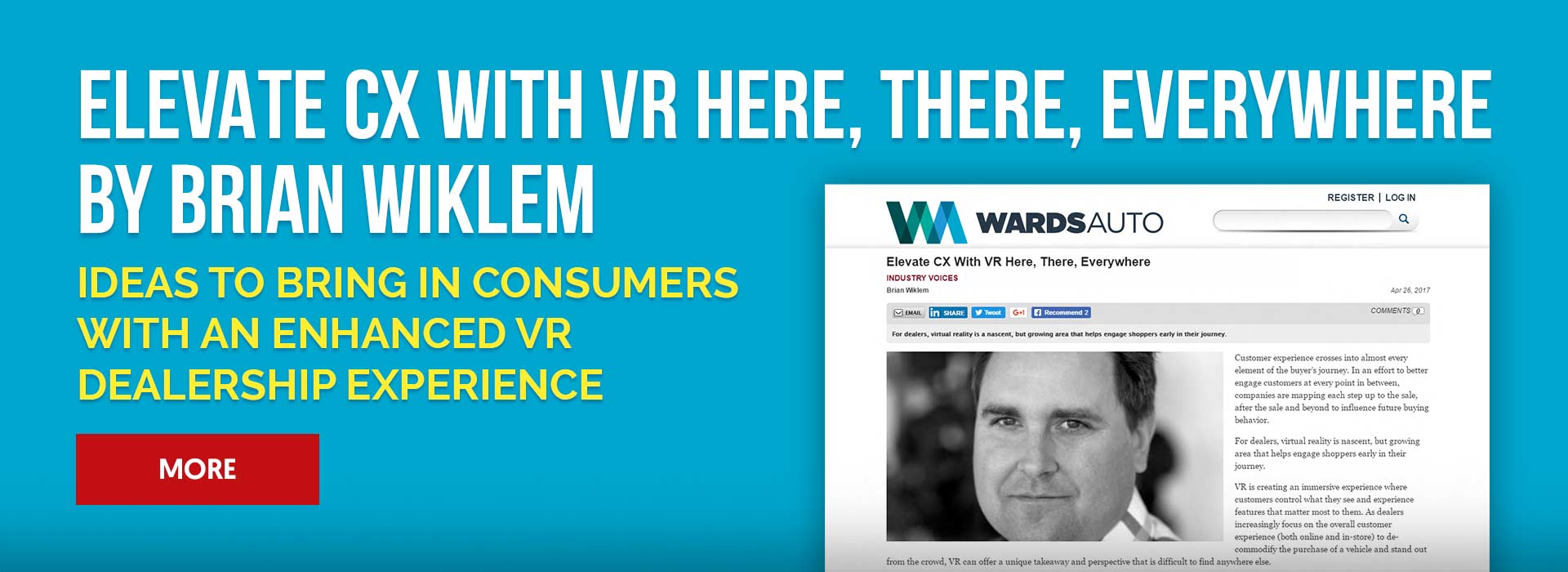 Elevating Customer Experience(CX) with VR