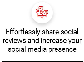 Effortlessly share social reviews