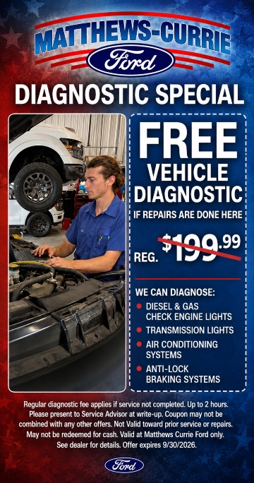 Vehicle Diagnostic – FREE with Repair Banner