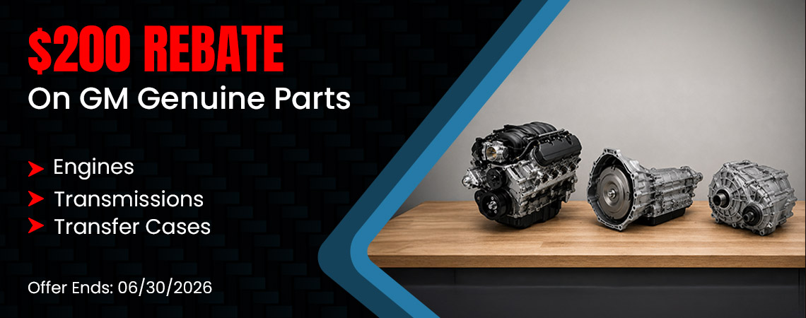 $200 REBATE On GM Genuine Parts