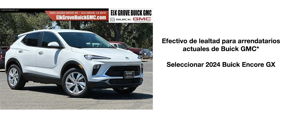 2024 Buick Encore GX Efectivo de lealtad para arrendatarios actuales de Buick GMC