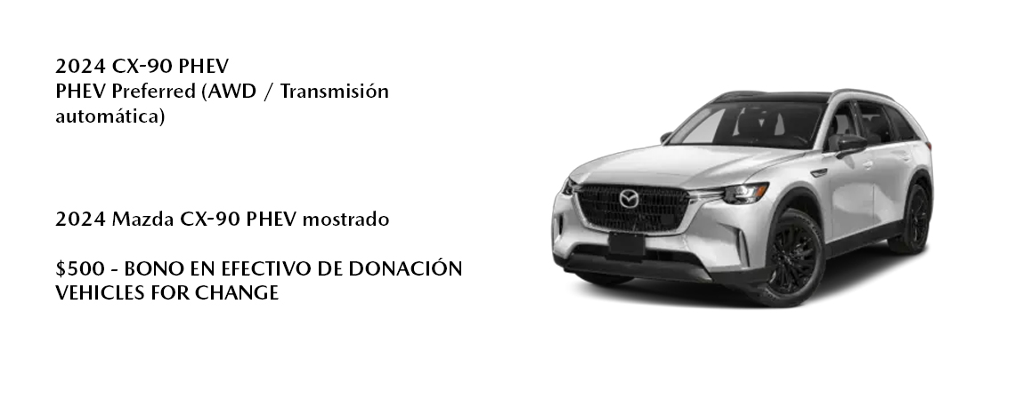 2024 CX-90CX-90 3.3 Turbo Select (AWD / Automatic Transmission)