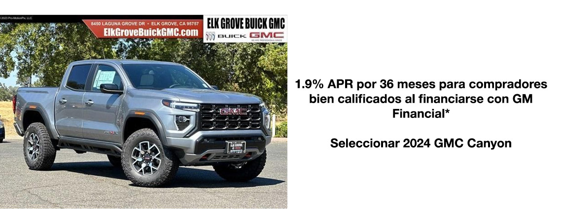 2024 GMC Canyon 1.9% de APR por 36 meses