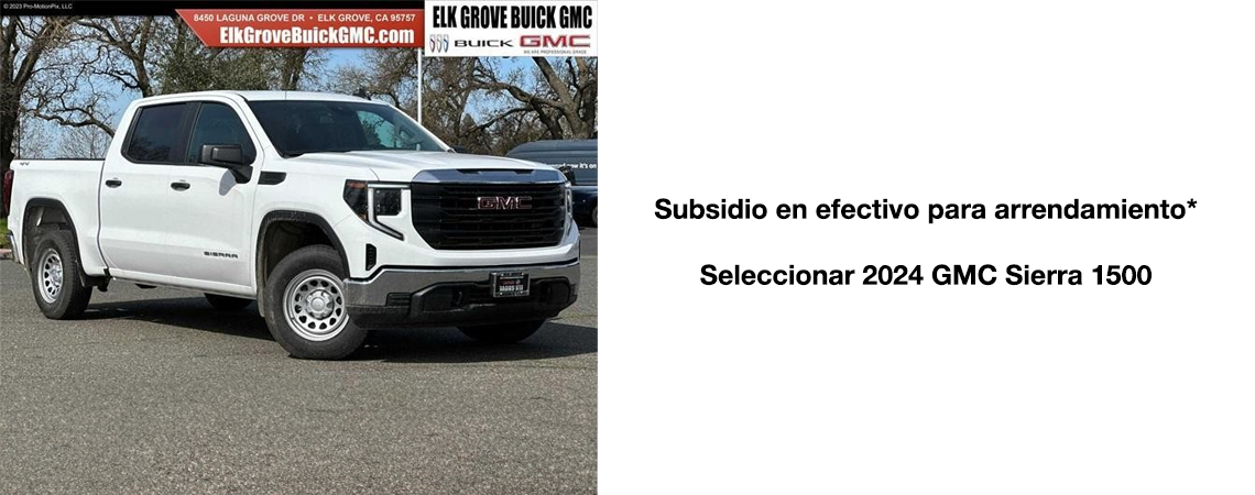 2024 GMC Sierra 1500 Asignación de efectivo para arrendamiento*