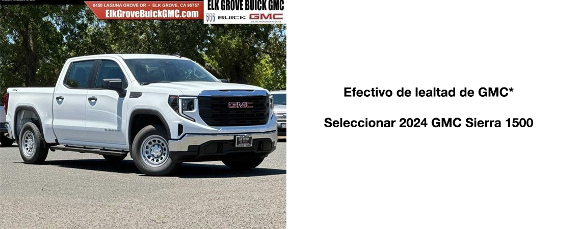 2024 GMC Sierra 1500 Efectivo por lealtad de GMC*