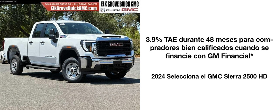 2024 GMC Sierra 2500 HD 3.9% TAE durante 48 meses para