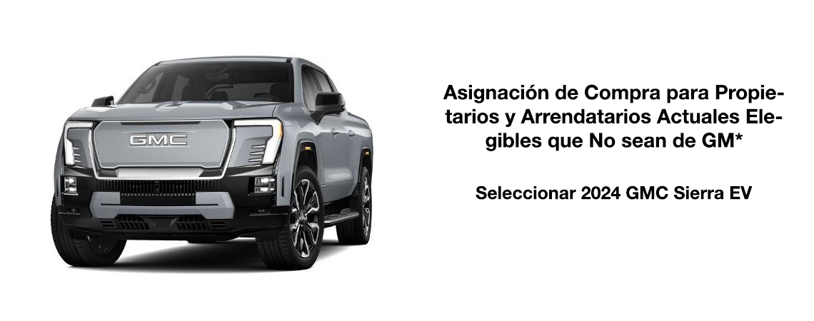2024 GMC Sierra EV Asignación de Compra para