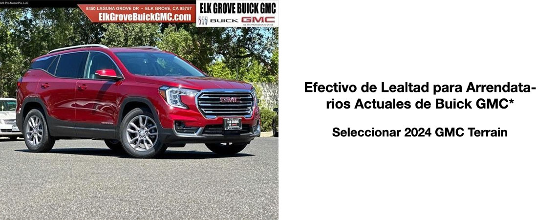  2024 GMC Terrain Subsidio en efectivo para arrendatarios elegibles