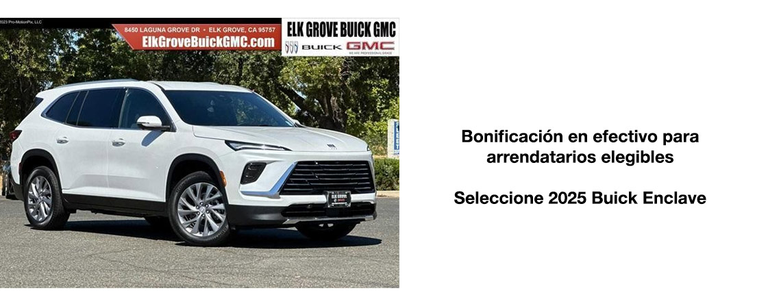 2025 Buick Enclave Bonificación en efectivo para arrendatarios elegibles