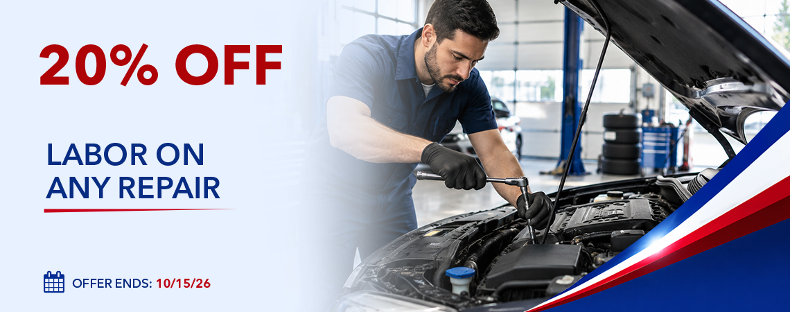 20% OFF LABOR SPECIAL