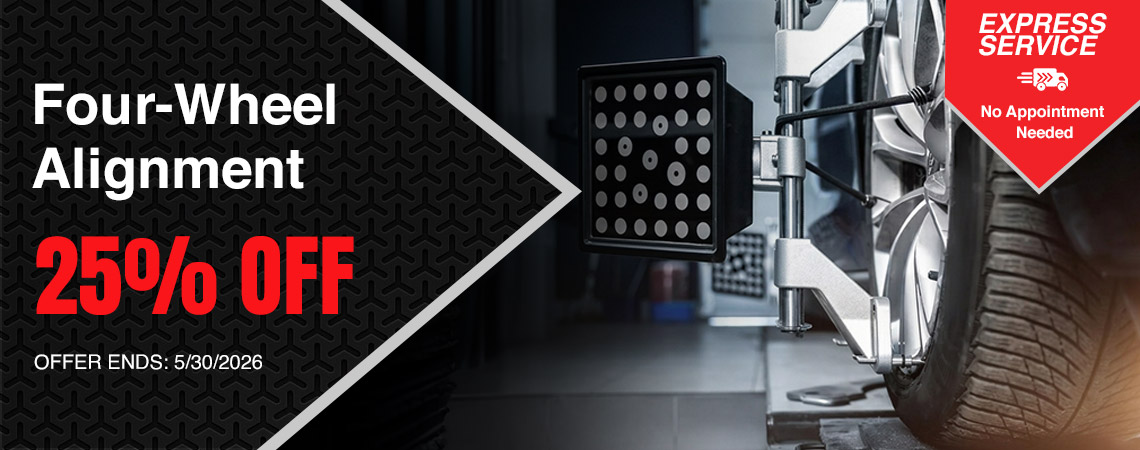 25% off on wheel alignment