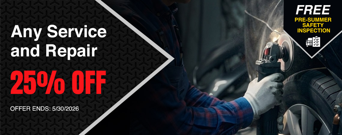 25% off on any Service & Repair