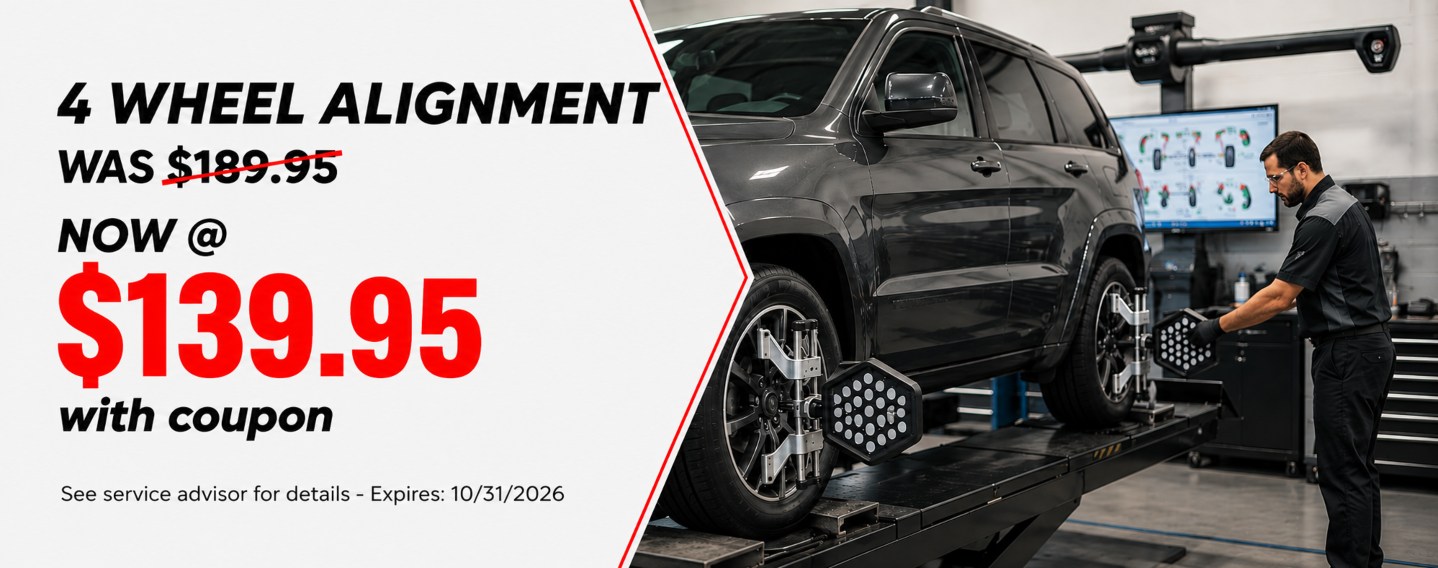 4 wheel alignment special
