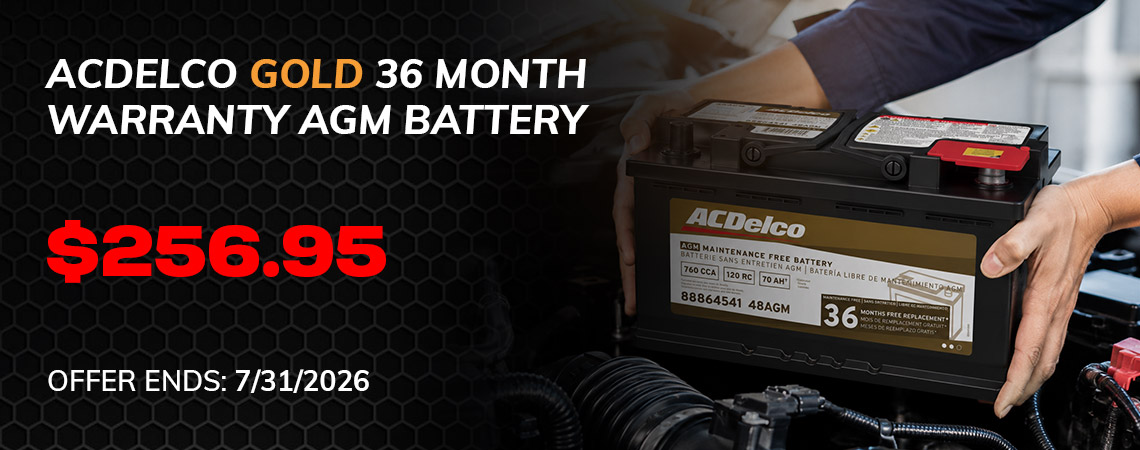 ACDelco Gold 36-Mo AGM Batteries $256.95
