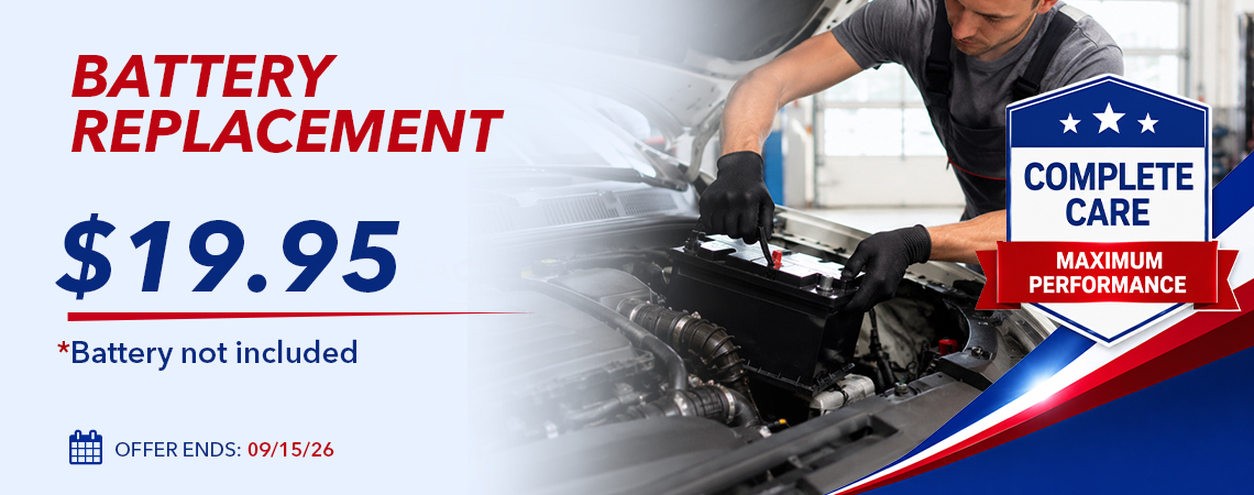 BATTERY REPLACEMENT -$19.95 