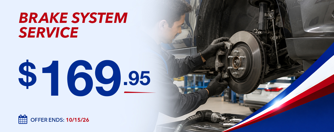BRAKE SYSTEM SERVICE- $169.95