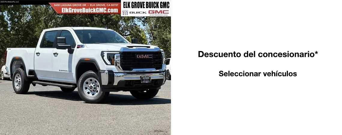 Descuento del concesionario* Seleccionar vehículos