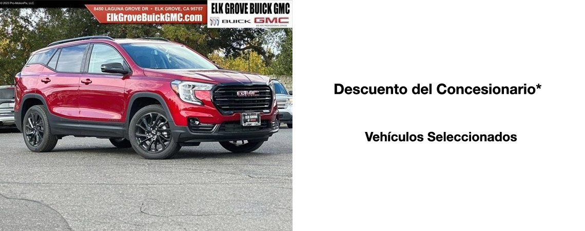 Descuento del Concesionario* Vehículos Seleccionados