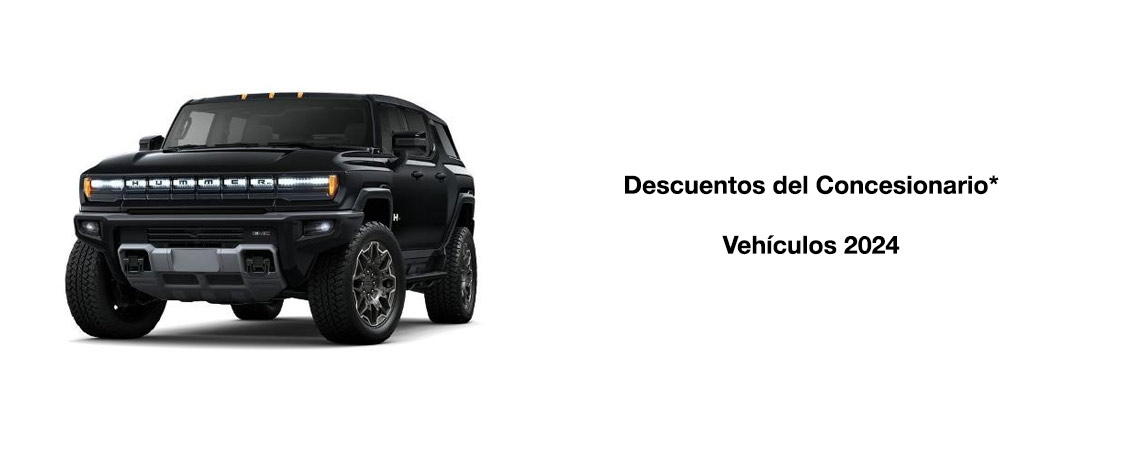Descuentos del Concesionario* Vehículos 2024