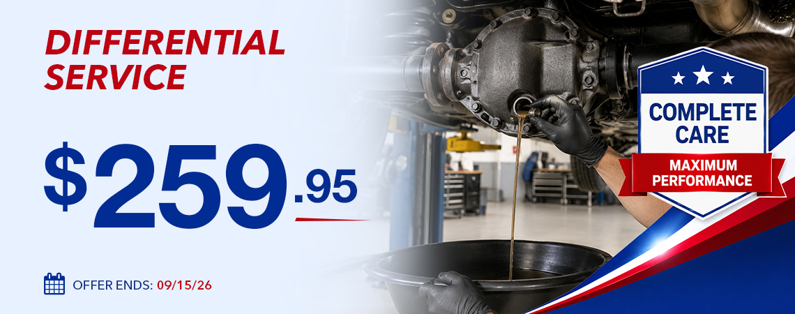 DIFFERENTIAL SERVICE - $259.95