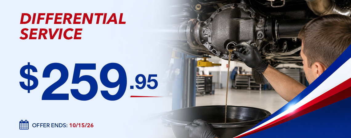 DIFFERENTIAL SERVICE - $259.95