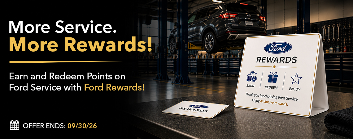 Earn and redeem Points on Ford Service with Ford Rewards