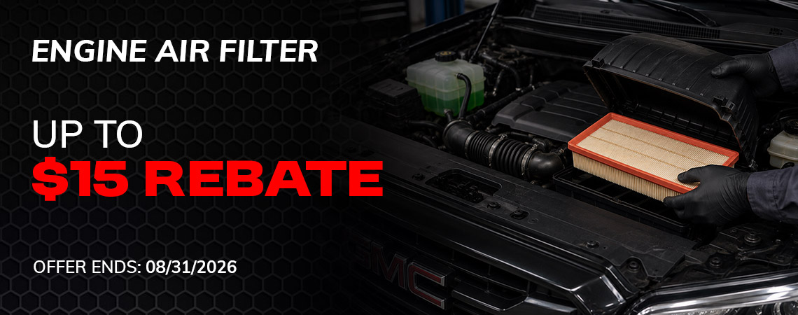 Engine Air Filter Rebate
