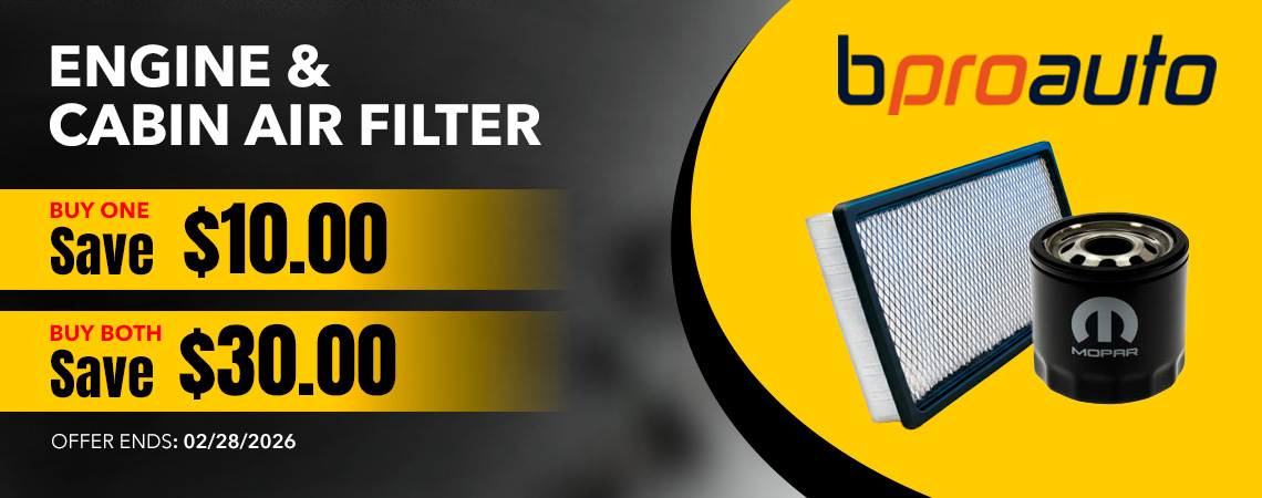 Engine and Cabin Air Filter Special
