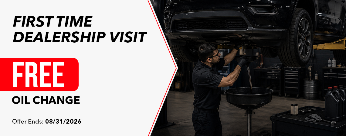 Free Oil Change – First Visit