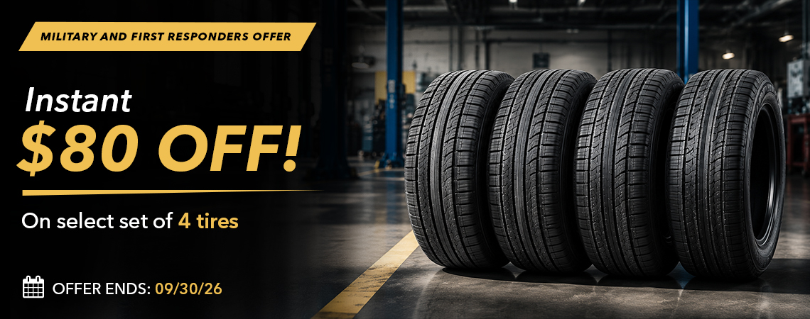 Military and First Responders Tire Offer