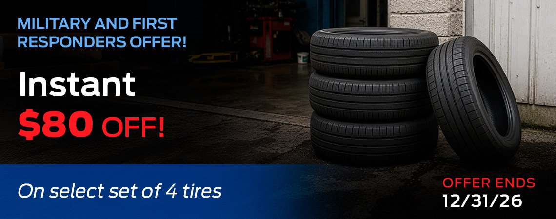 Military & First Responder Tire Offer