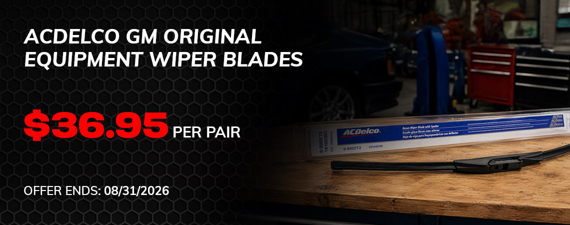 Most ACDelco GM Original Equipment Wiper Blades (per pair) Installed*