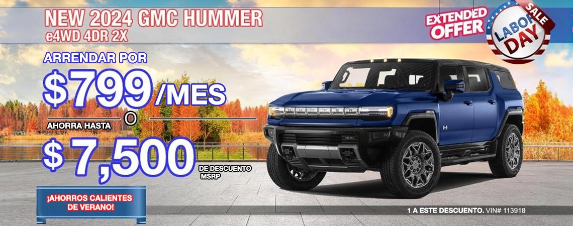 NEW 2024 GMC HUMMER e4WD 4DR 2X $ 799 mes