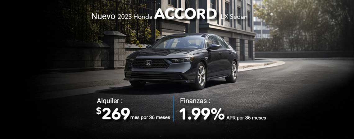 New 2025 Honda Accord LX Sedan