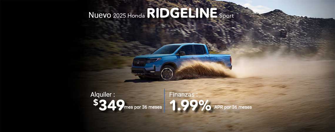 New 2025 Honda Ridgeline Sport