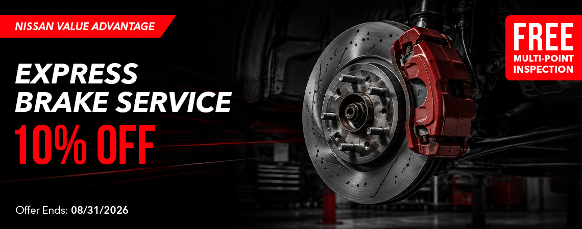 Nissan Value Advantage® Brake Service