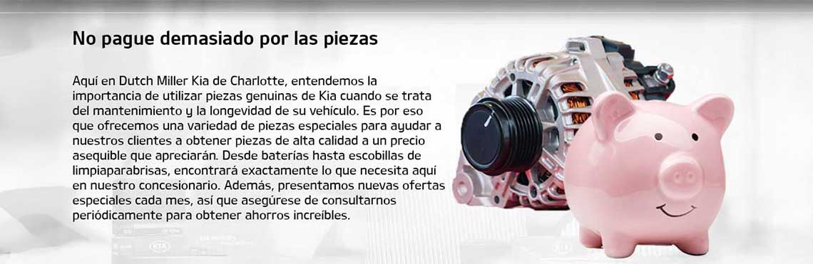 No pague demasiado por las piezas