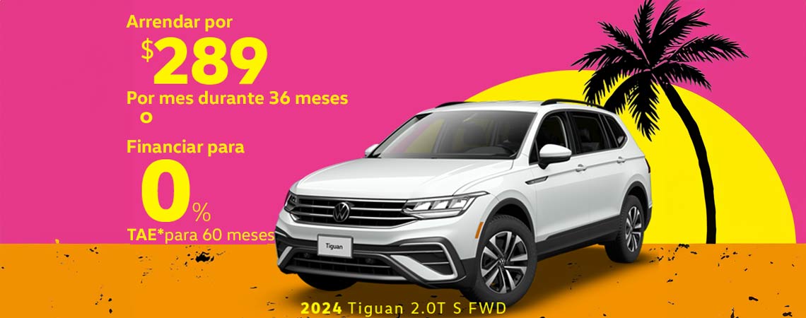 Nuevo Volkswagen Tiguan 2024 2.0T S FWD Vehículo Deportivo Utilitario de 4 Puertas