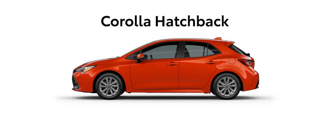 Oferta especial de arrendamiento del nuevo Corolla Hatchback 2025