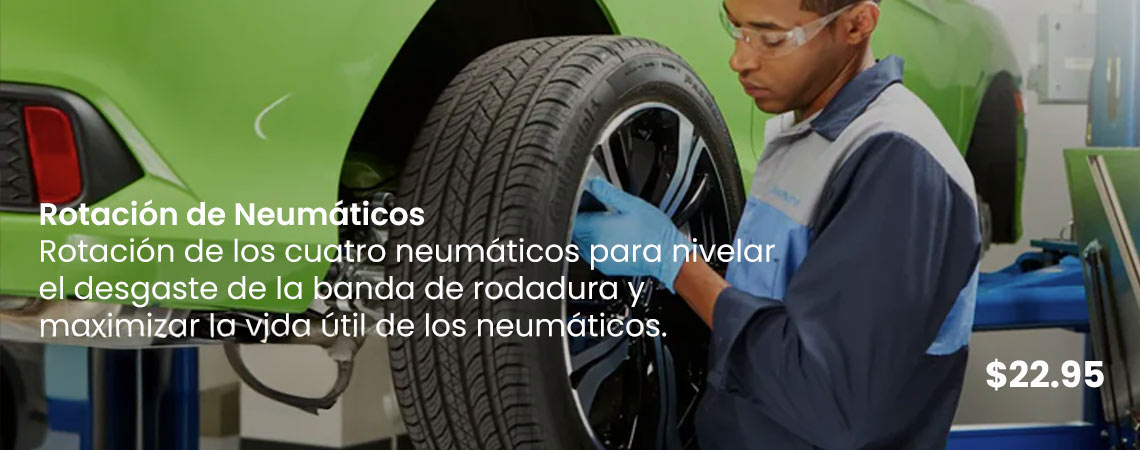 ROTACIÓN DE NEUMÁTICOS $22.95