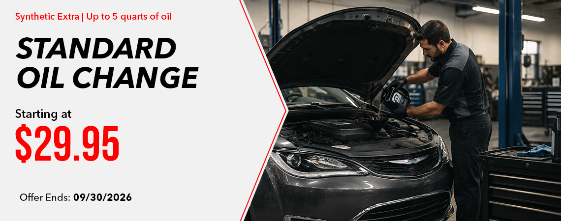 Standard Oil Change Starting at $29.95