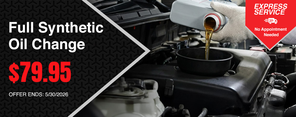 $79.95 on Synthetic Oil Change
