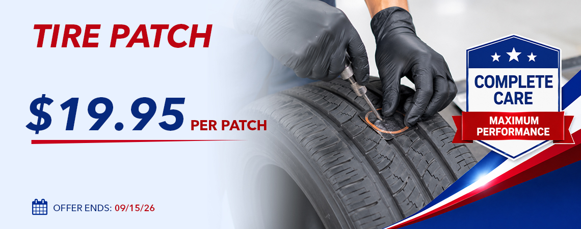 TIRE PATCH- $19.95 PER PATCH