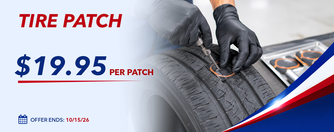 TIRE PATCH- $19.95 PER PATCH