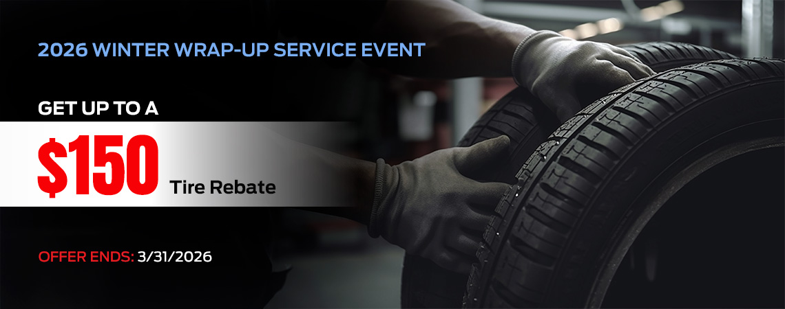 Up to $150 Tire Rebate