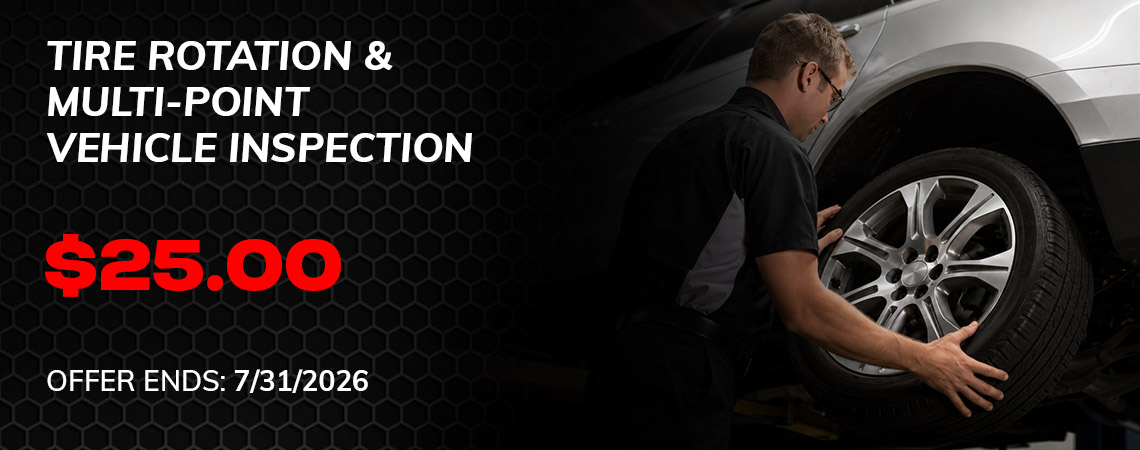 Tire Rotation and MPVI $25.00