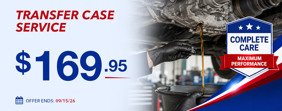 TRANSFER CASE SERVICE- $169.95