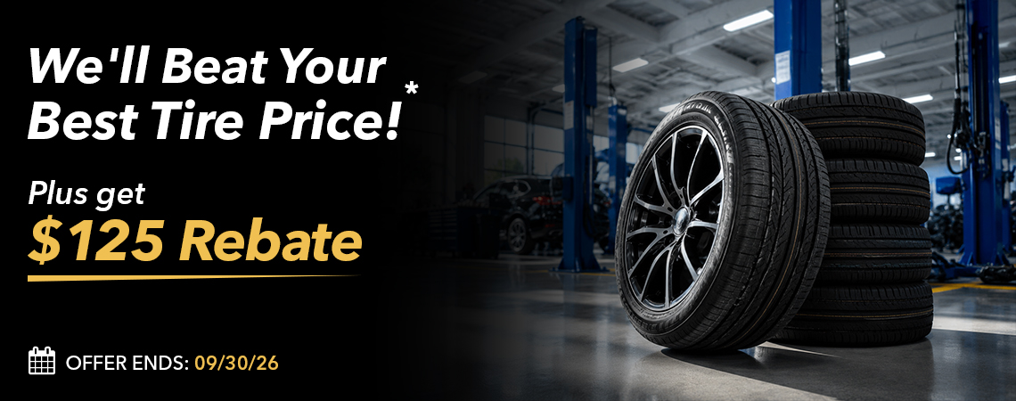We'll Beat Your Best Price on a Set of Four Tires