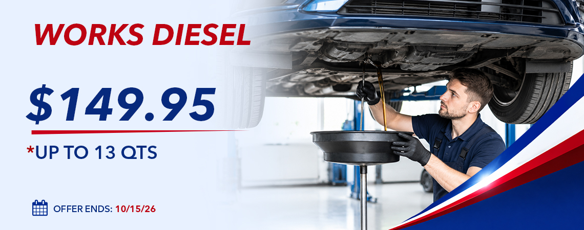 WORKS DIESEL -$179.95 *UP TO 13 QTS
