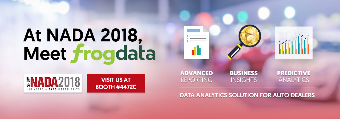 NADA 2018 Show - Meet FrogData at Booth #4472C, Las Vegas NADA Expo